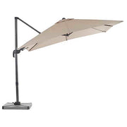 Chichester 3.0m Square Side Post Parasol with Granite Base - Sand