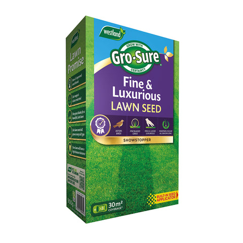 Gro-Sure Fine & Luxurious Lawn Seed 30m2