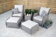 Harbo Olivia Wingback 5pc Bistro Set