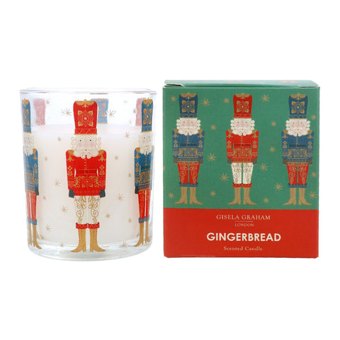 Gisela Graham - Nutcracker Scented Boxed Candle, Sml
