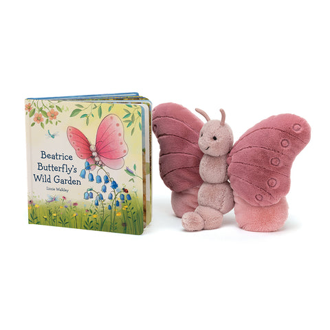 Jelly Cat Beatrice Butterfly's Wild Garden Book
