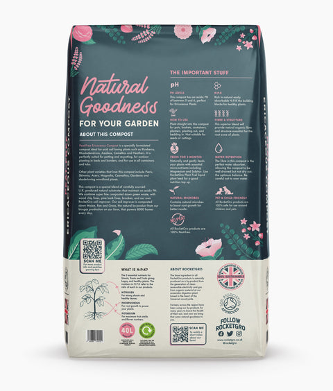 Rocket-Gro Ericaceous Compost 40l