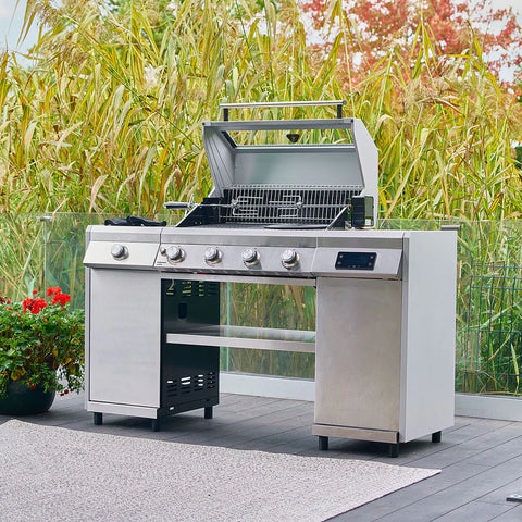 Grillstream Island 4 Burner Hybrid