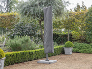 Lichfield 2.7m x 2.7m Square Side Post Parasol with Granite Base - Grey