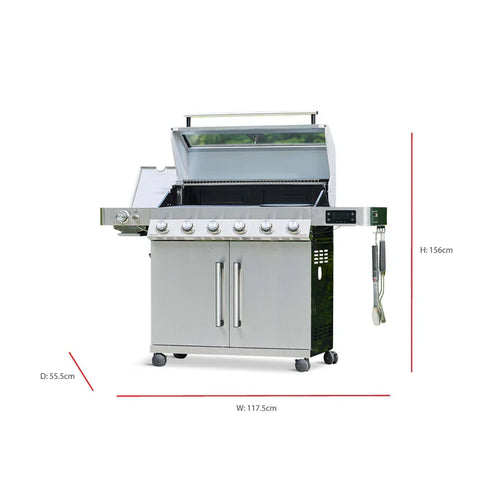 Grillstream Gourmet 6 Burner Hybrid
