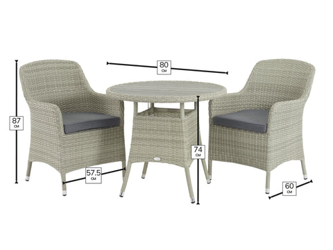 Bramblecrest Tetbury Bistro Set