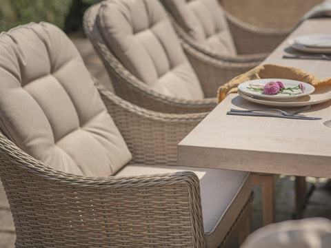 Bramblecrest Monterey Vogue 8 Seater Ceramic Top Rectangular Set