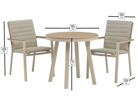 Bramblecrest Zurich Bistro Set