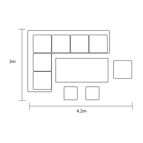 Hartman Eden Rectangular Casual Dining Set