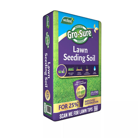 Gro-Sure Lawn Seeding Soil 25L