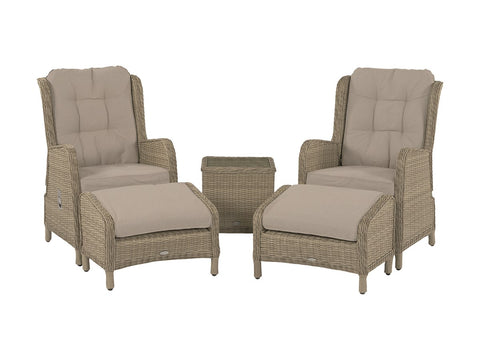 Bramblecrest Windsor Recliner Set - Walnut/Rye