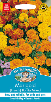 Mr Fothergills Marigold Bonita Mixed Seeds