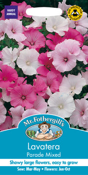 Mr Fothergills Lavatera Parade Mixed Seeds