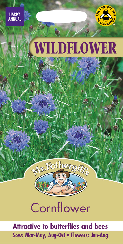 Mr Fothergills Cornflower Wild Flower Seeds