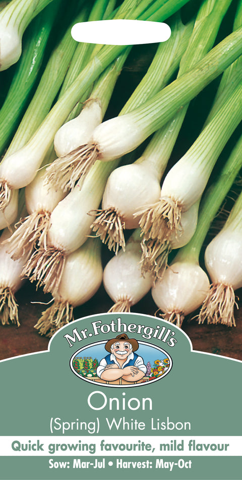 Mr Fothergills Onion (Spring) White Lisbon Seeds