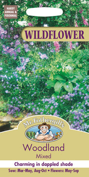 Mr Fothergills Woodland Mixture Wild Flower Seeds