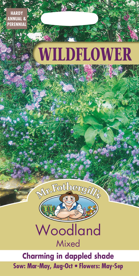 Mr Fothergills Woodland Mixture Wild Flower Seeds