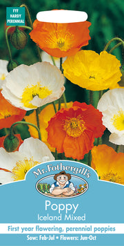 Mr Fothergills POPPY Iceland Mixed Seeds