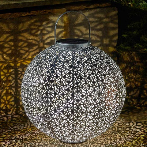 Smart Solar Jumbo Damasque Lantern