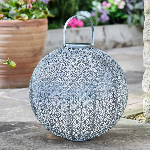 Smart Solar Jumbo Damasque Lantern