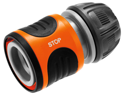 Gardena Water Stop Std Connector with Outlet End