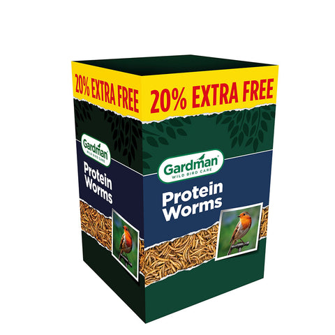 Protein Mealworms 1.2KG - 20% EXTRA FREE