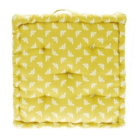 Walton & Co. Bee Seat Cushion Ochre
