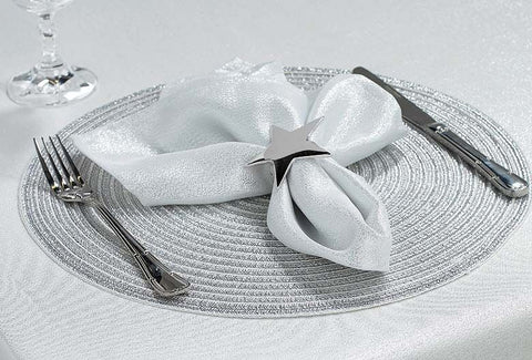 Walton & Co. Placemat Circular small Silver 35cm