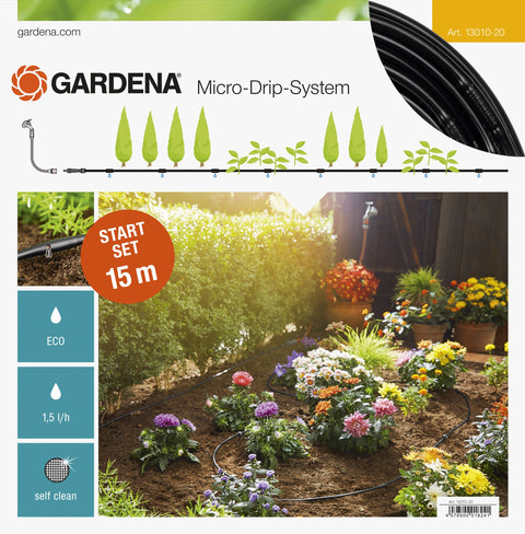 Gardena Start Set Rows Of Plants S Above Ground Drip