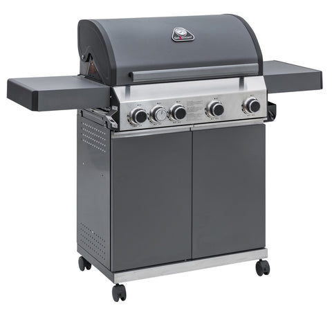 Grillstream Classic Hooded 4 Burner BBQ - Matt Grey