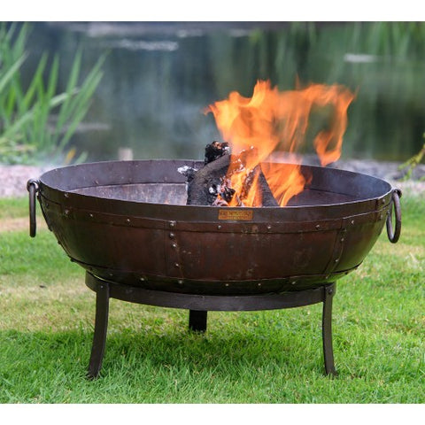 Kadai Recycled Fire Pit Kit Gothic High & Low Stands