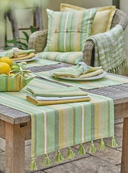 Walton & Co. Lemon and Lime Stripe Runner