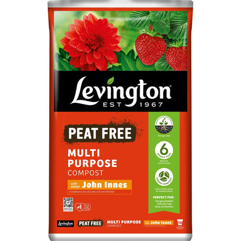 Levington Multi Purpose with added John Innes Peat Free 50L