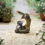 Kelkay Otter Element Water Feature with L.E.D. Lights