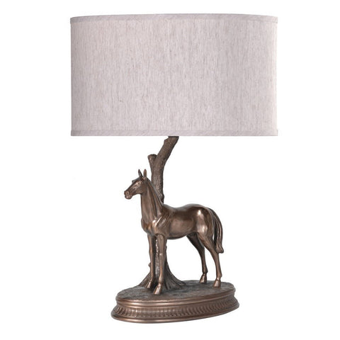Table Lamp with Cream Shade