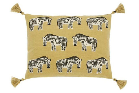 Walton & Co. Scrapbook Zebra Cushion