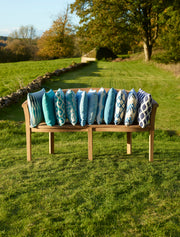 Olive Medallion Square Cushion