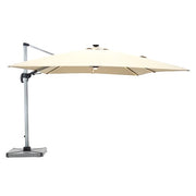 Bramblecrest Truro 3.0m Square Side Post Parasol with Granite Base - Sand