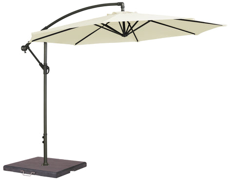 Parasol Cantilever Round Ecru 3M
