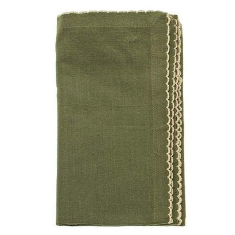 Walton & Co. Woodland Napkin Green - Set of 4