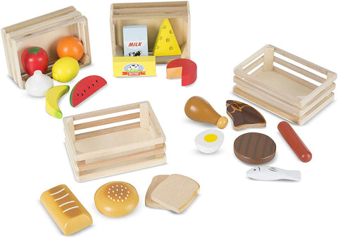 Wooden Food Groups Food Groups
