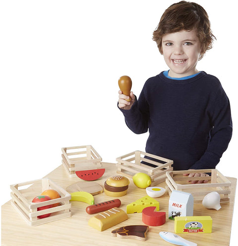 Wooden Food Groups Food Groups