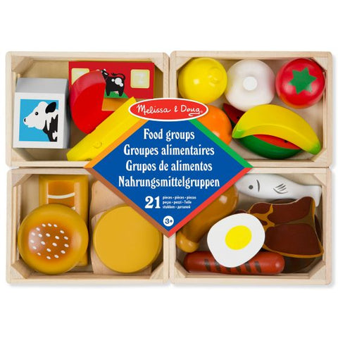Wooden Food Groups Food Groups