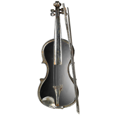 Mirrored Violin Wall Decoration
