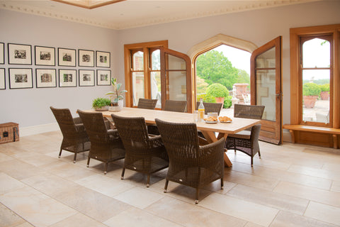Teak Plank 3 x 1m 8 Seater Dining Set