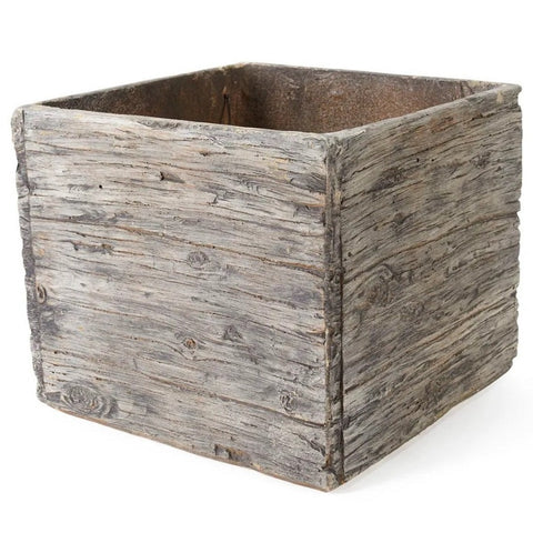 Driftwood Square Pot