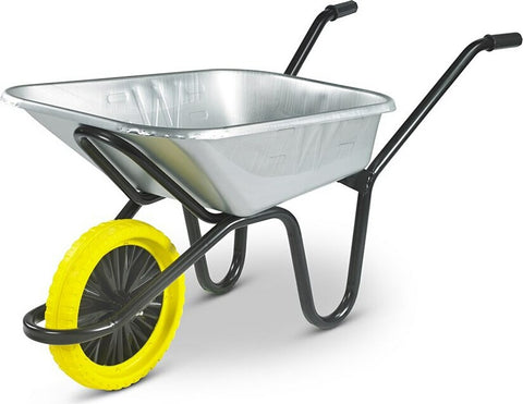 Galvanised Wheelbarrow Heavy Duty 85L