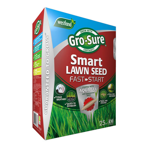 Gro-Sure Smart Lawn Seed Fast Start 25m2