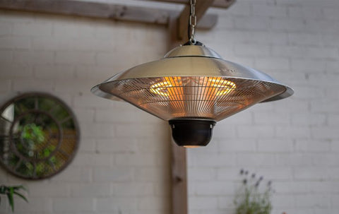 La Hacienda Hanging Heater Silver