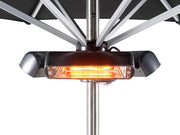 La Hacienda Parasol mounted Heatmaster Slimline